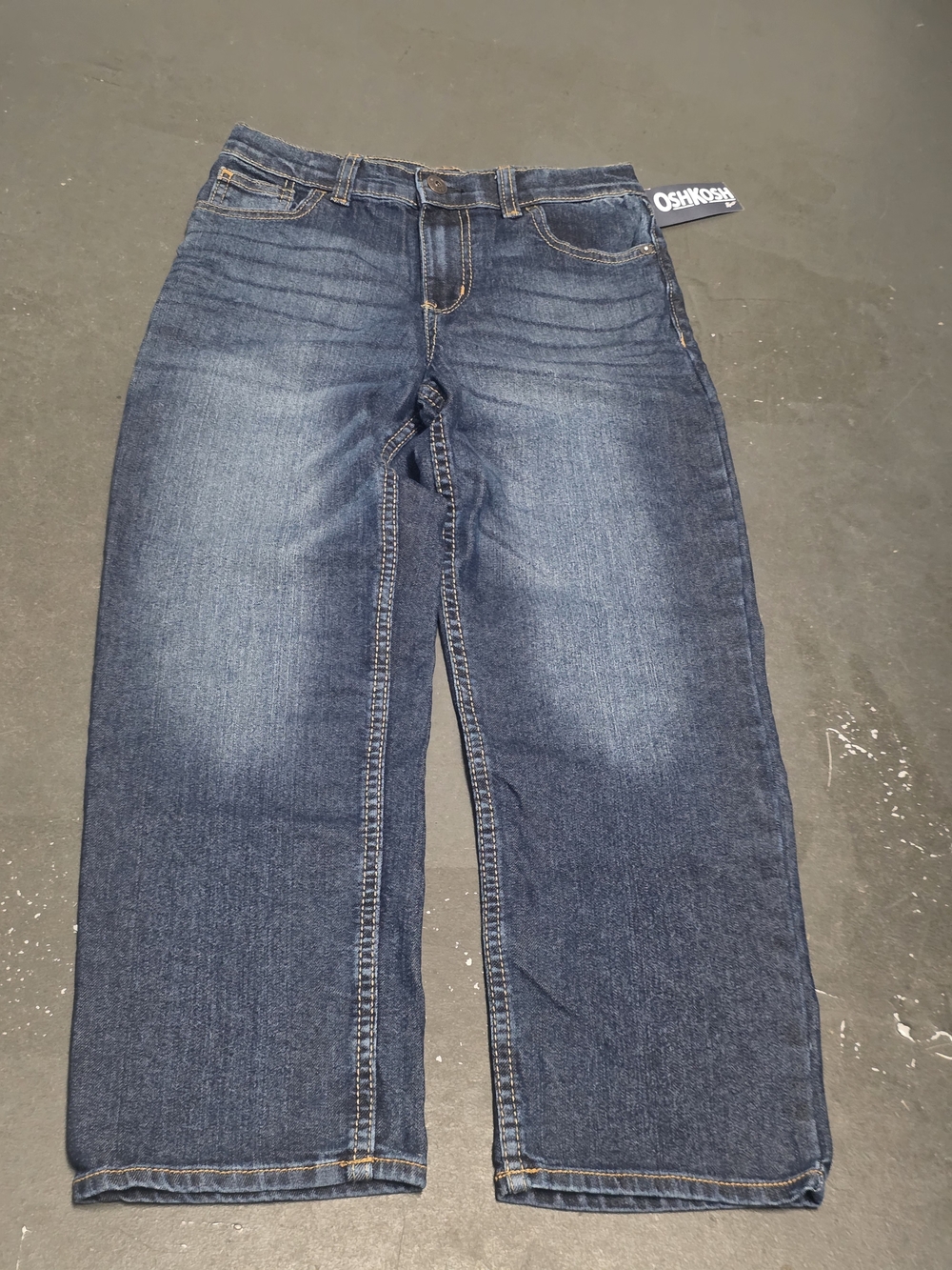 OshKosh B'gosh Boy’s Dark Blue Relaxed Jeans